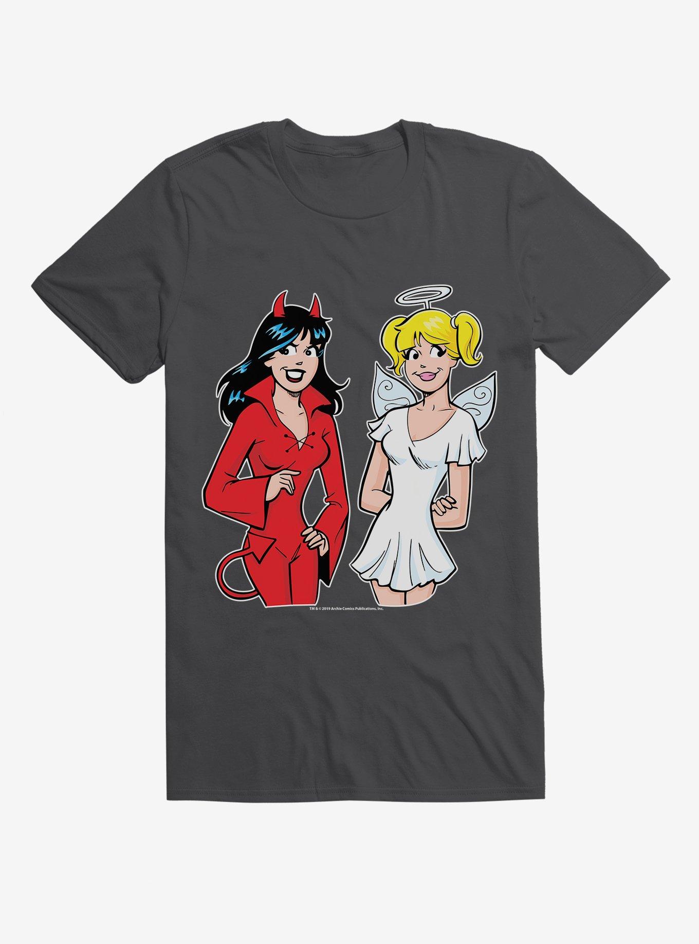 Archie Comics Betty and Veronica T-Shirt, SMOKE, hi-res
