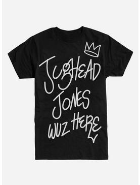 Plus Size Extra Soft Riverdale Jughead Wuz Here T-Shirt, , hi-res