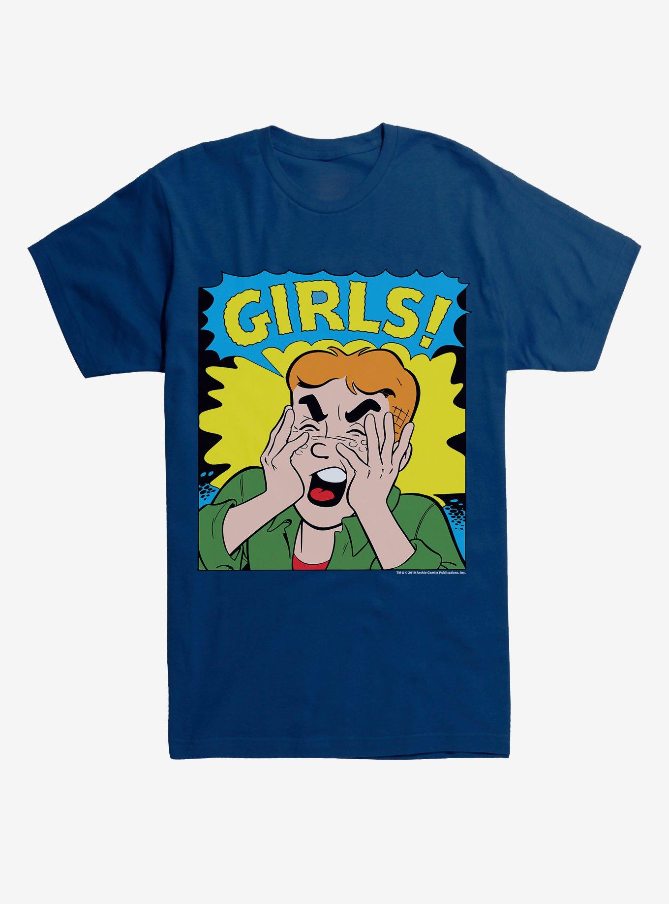 Archie Comics Girls! T-Shirt, NAVY, hi-res