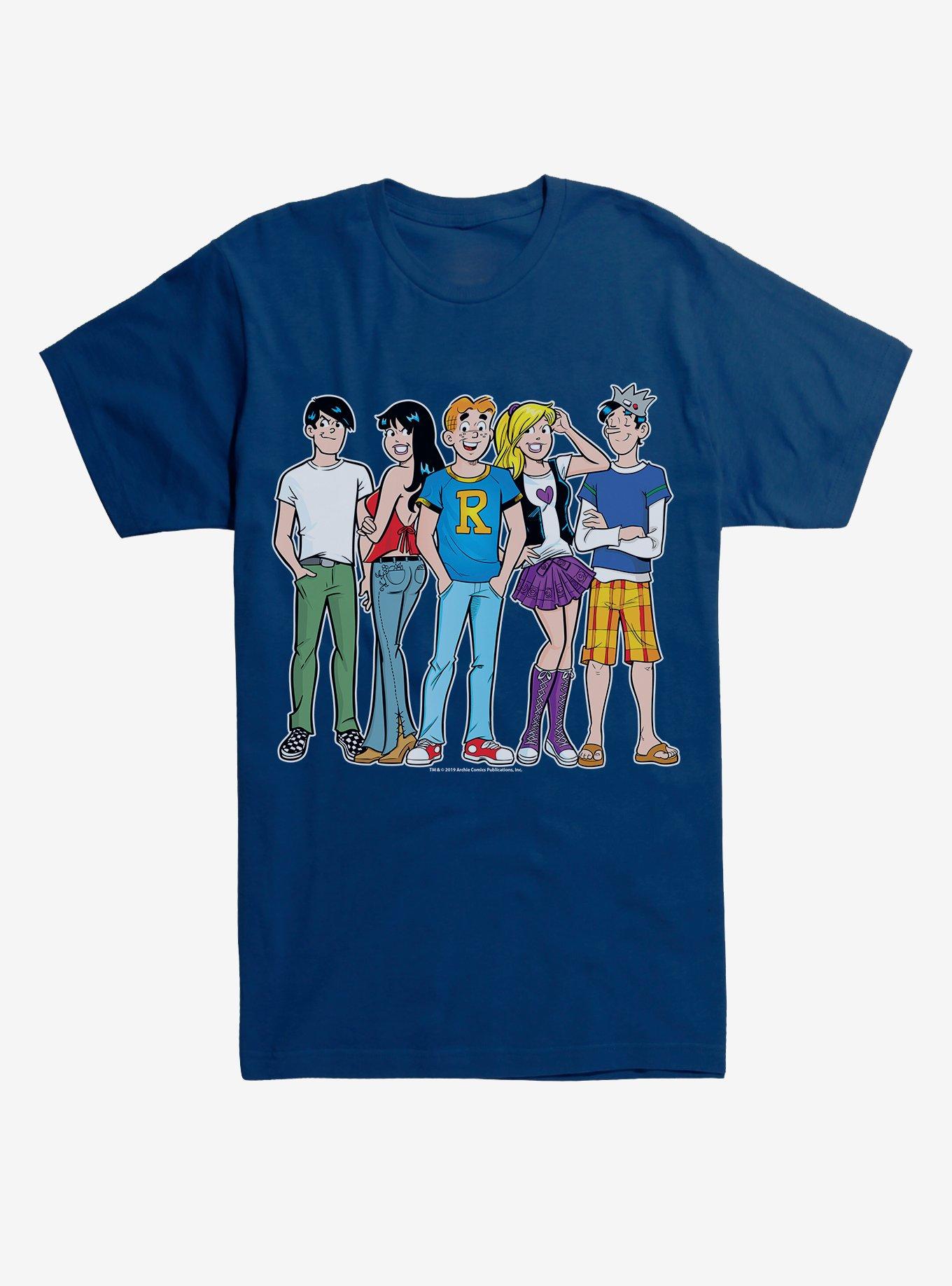 Archie Comics Group T-Shirt, NAVY, hi-res