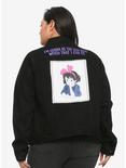Her Universe Studio Ghibli Kiki's Delivery Service Best Witch Girls Black Denim Jacket Plus Size, MULTI, hi-res