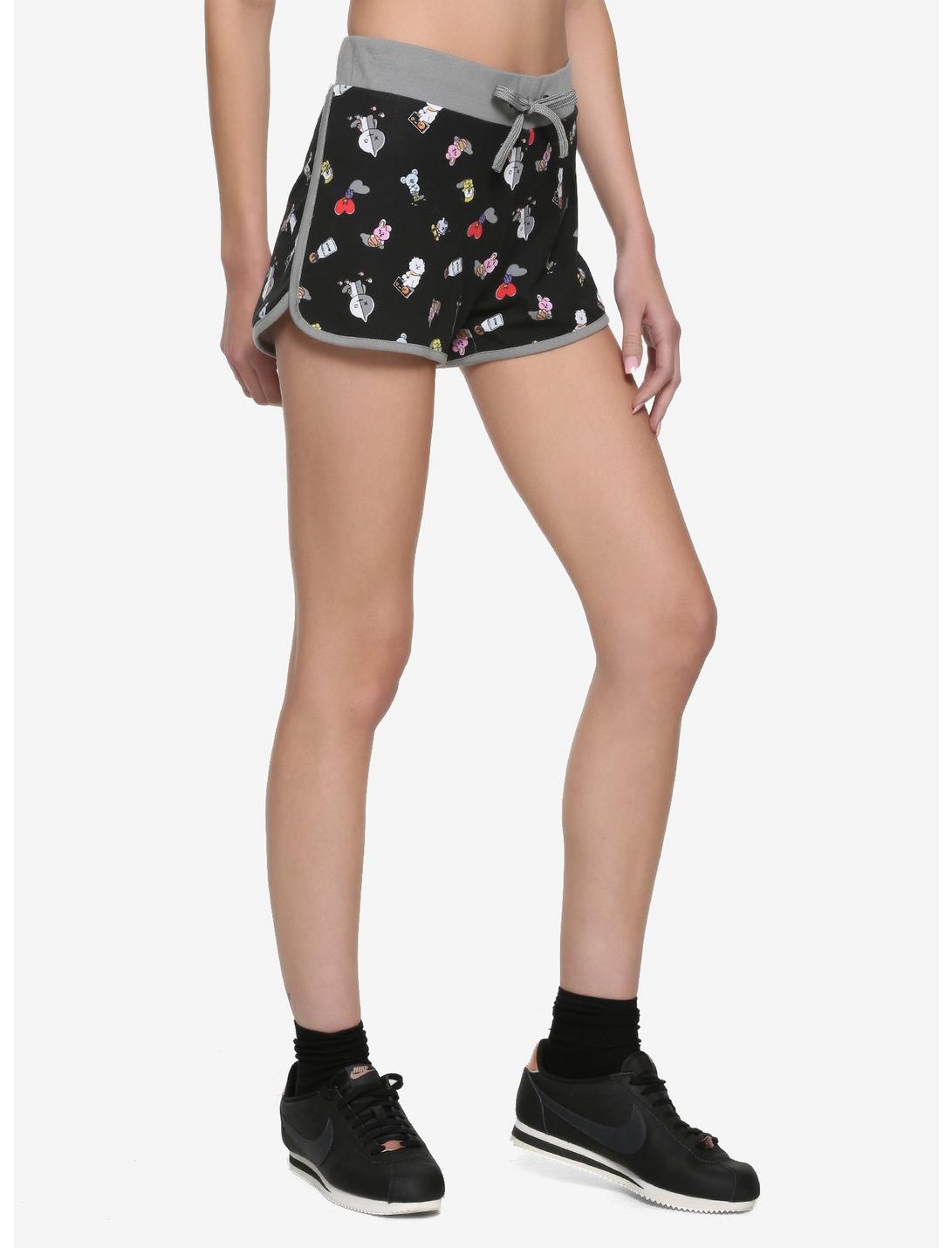 BT21 Characters Girls Soft Shorts Hot Topic Exclusive, MULTI, hi-res