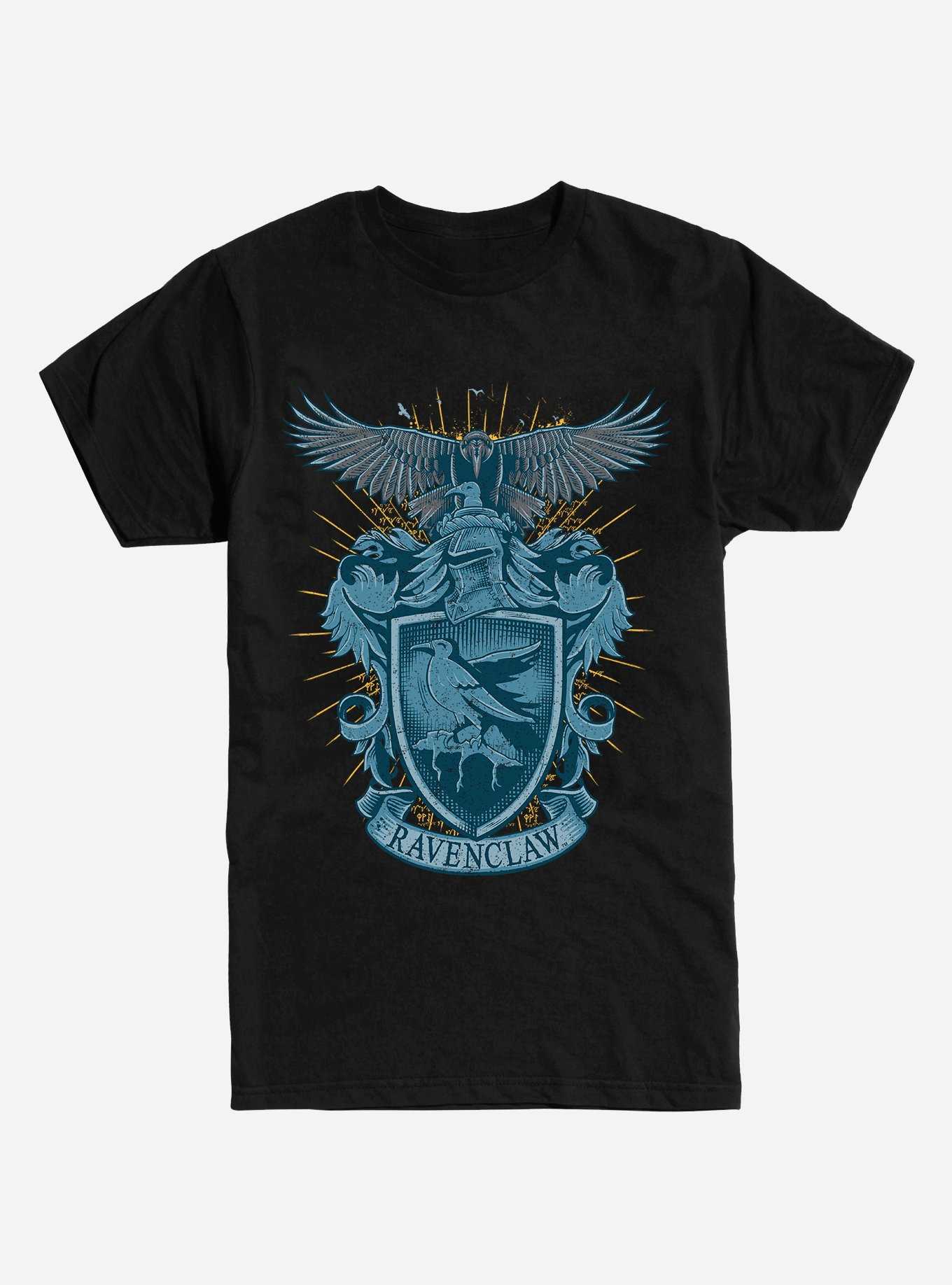 Extra Soft Harry Potter Ravenclaw Eagle T-Shirt - BLACK