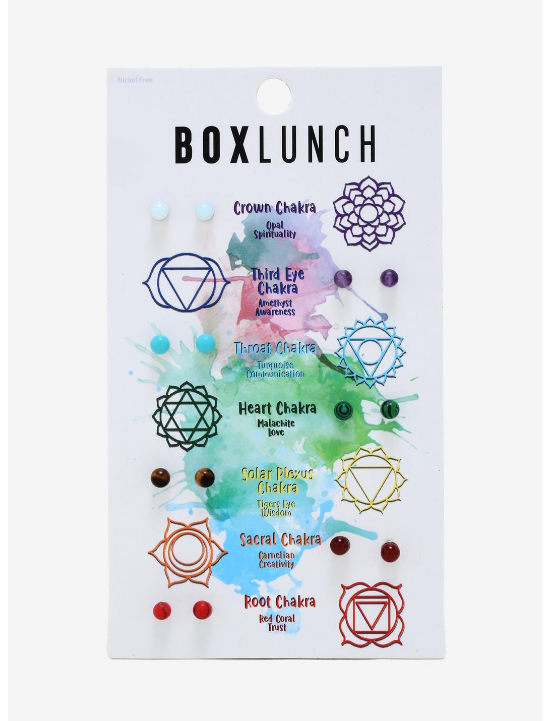 Chakra Stud Earring Set - BoxLunch Exclusive, , hi-res