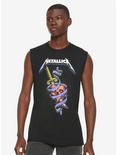 Metallica Sword Heart Muscle T-Shirt, BLACK, hi-res
