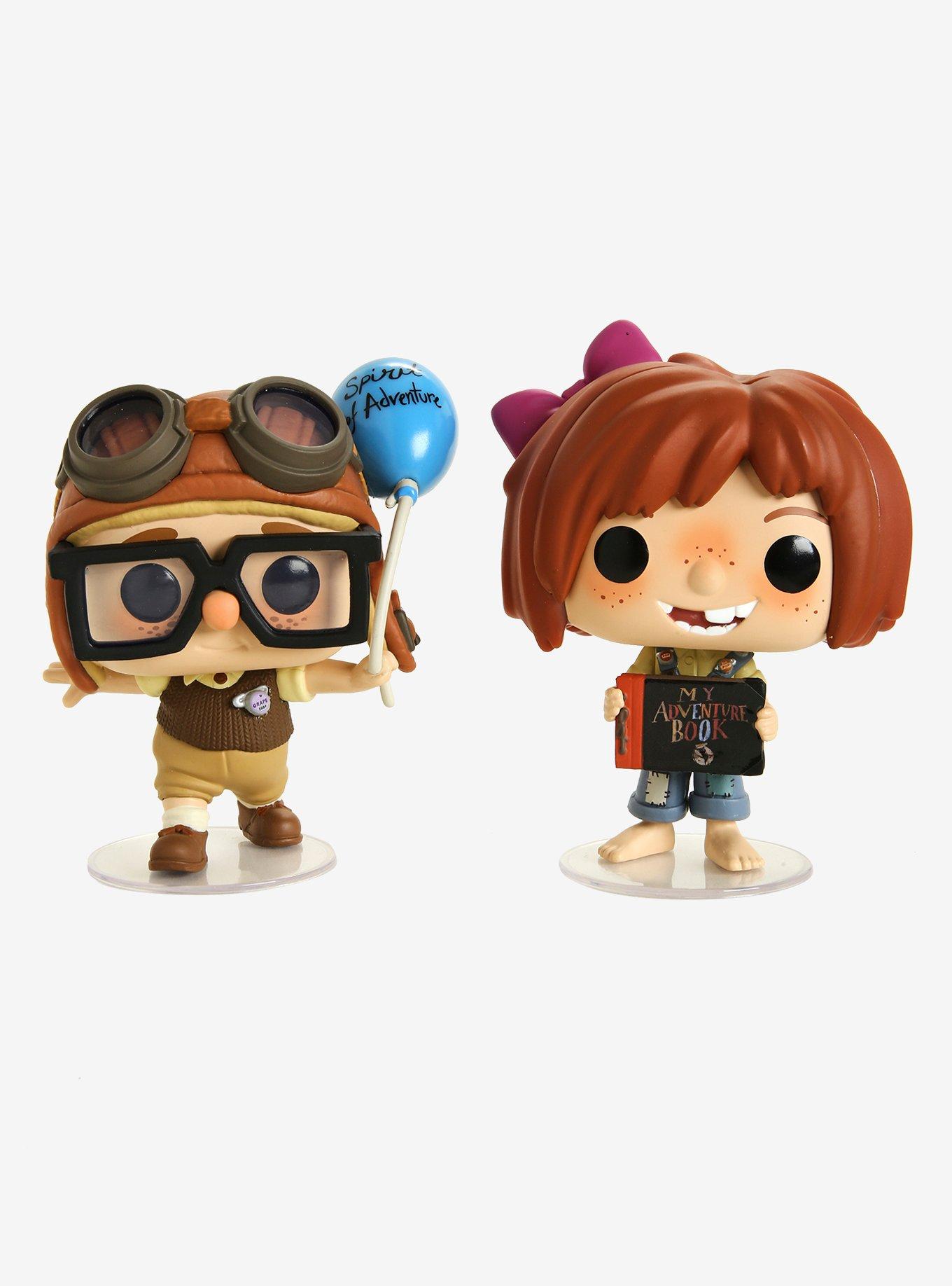 Funko Pop Disney Pixar Up Carl Ellie Vinyl Figure Set 2019 Summer Convention Exclusive BoxLunch