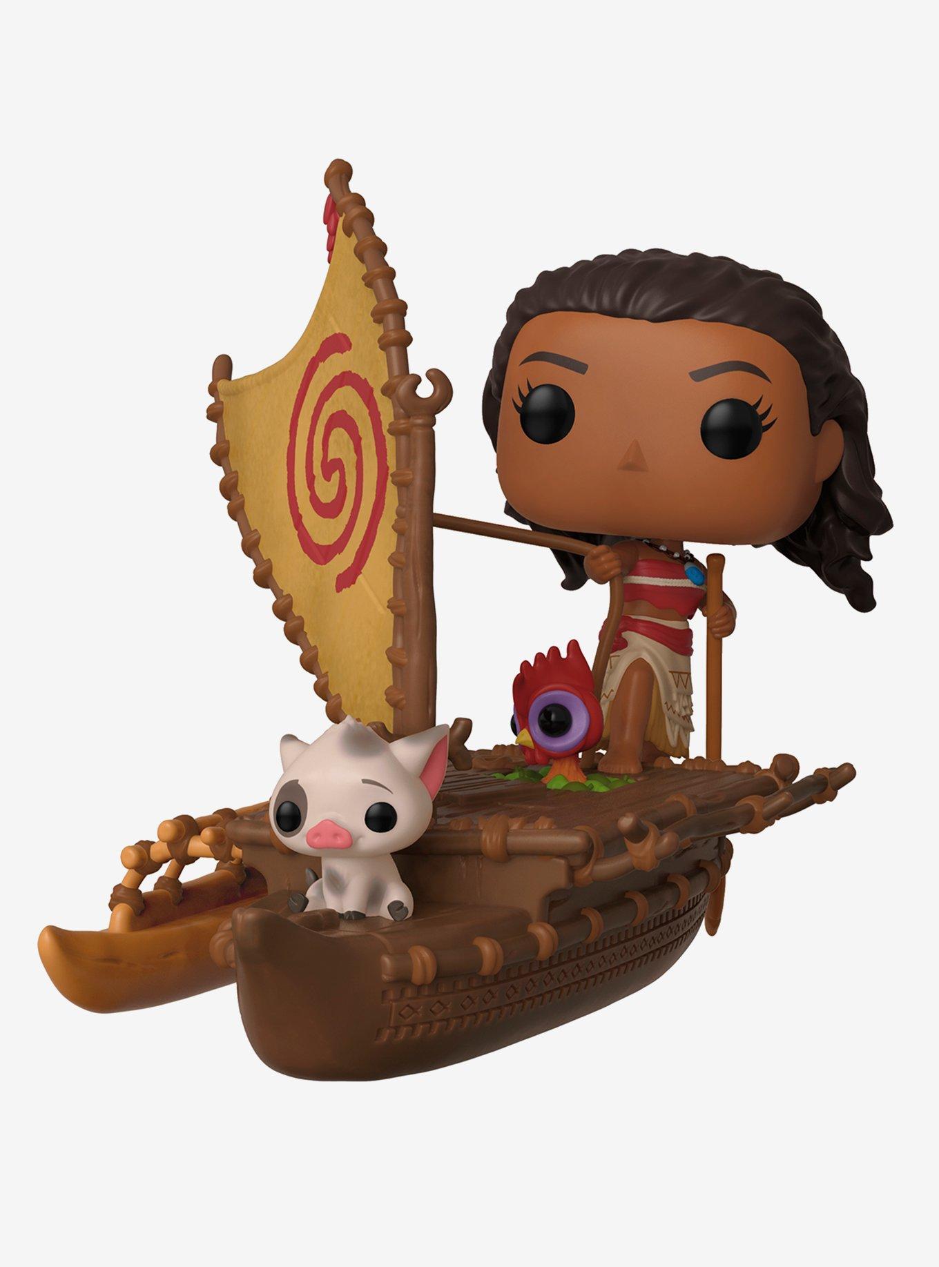 Funko Pop! Rides Disney Moana & Pua on Boat Vinyl Figure - 2019 Summer Convention Exclusive, , hi-res