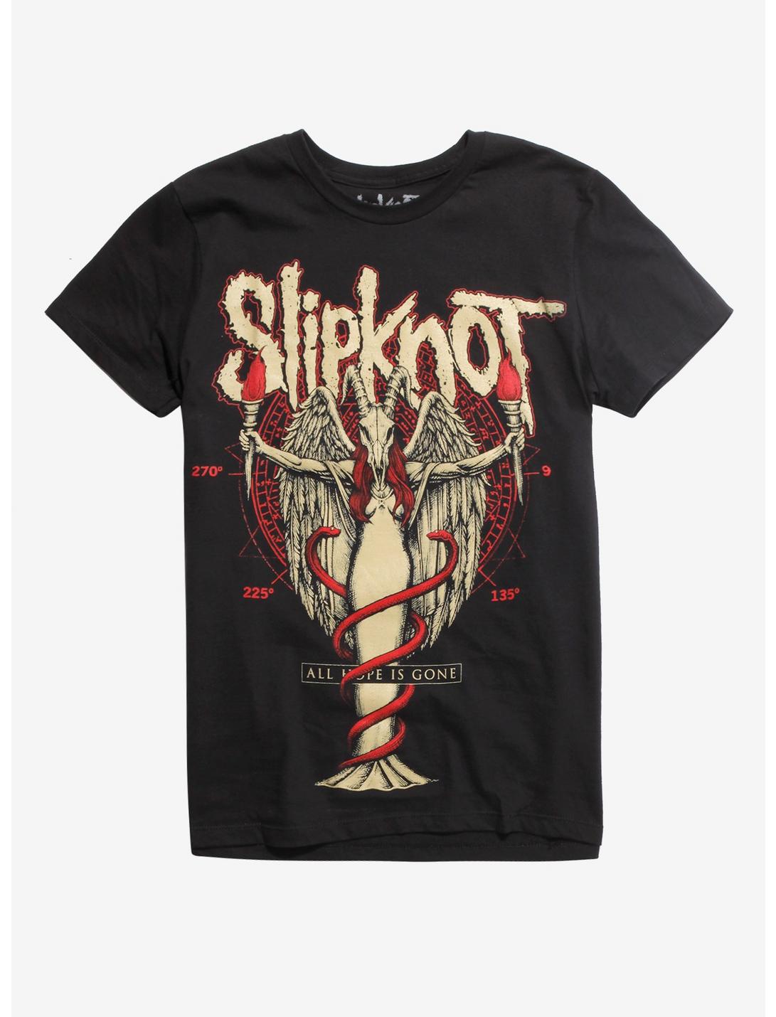 Slipknot Angel Goat Boyfriend Fit Girls T-Shirt, BLACK, hi-res