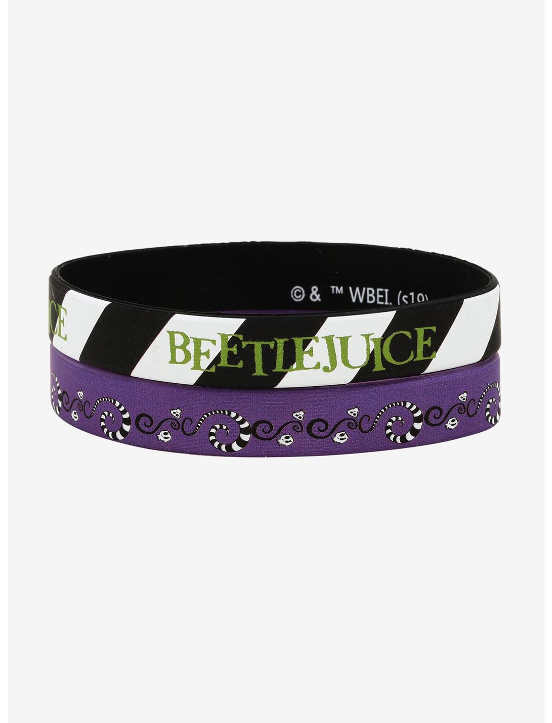 Beetlejuice Striped Bracelet Set, , hi-res