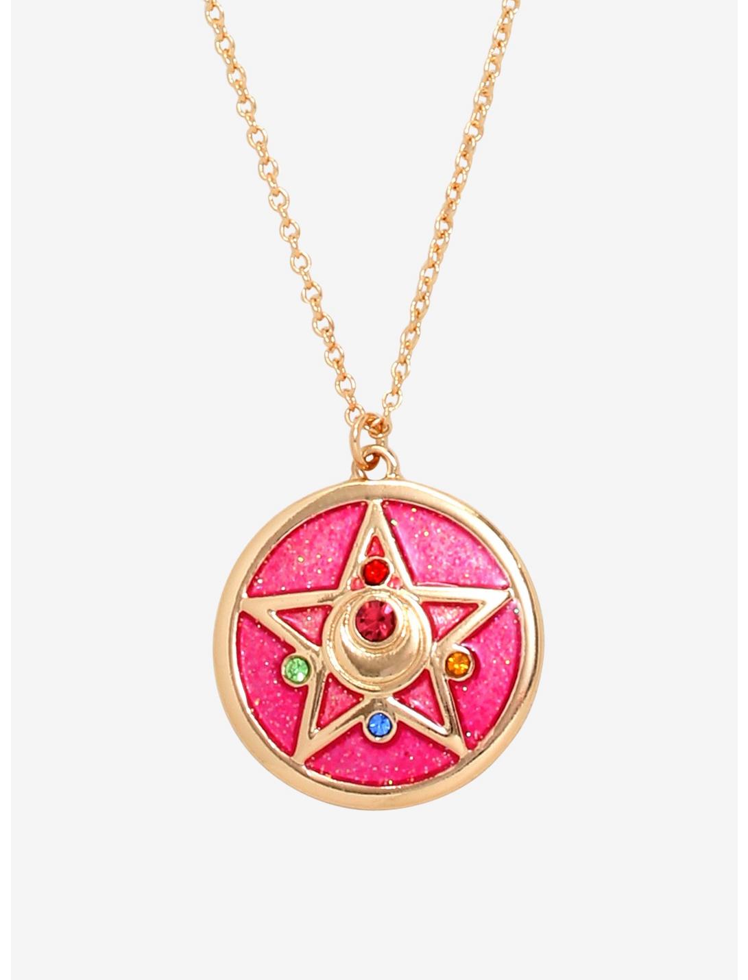 Sailor Moon Glitter Compact Necklace, , hi-res