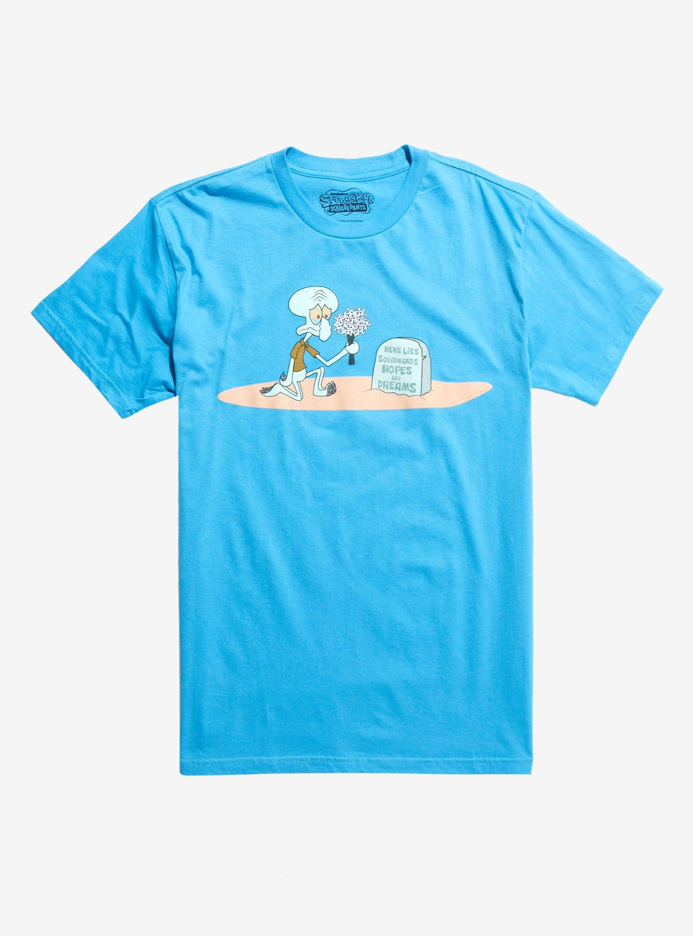 SpongeBob SquarePants Squidward RIP Hopes & Dreams T-Shirt, MULTI, hi-res