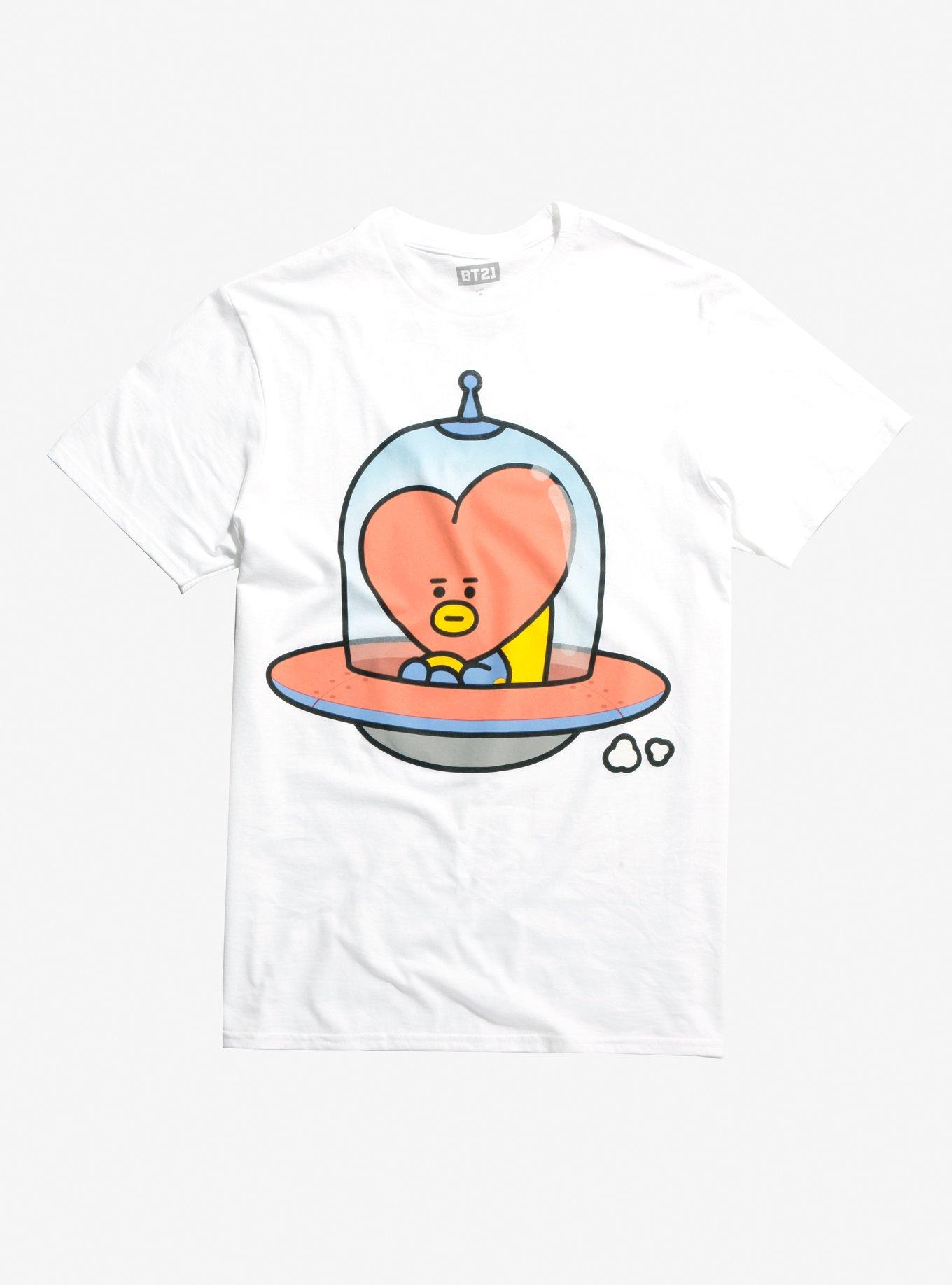 BT21 Tata Spaceship T-Shirt, MULTI, hi-res