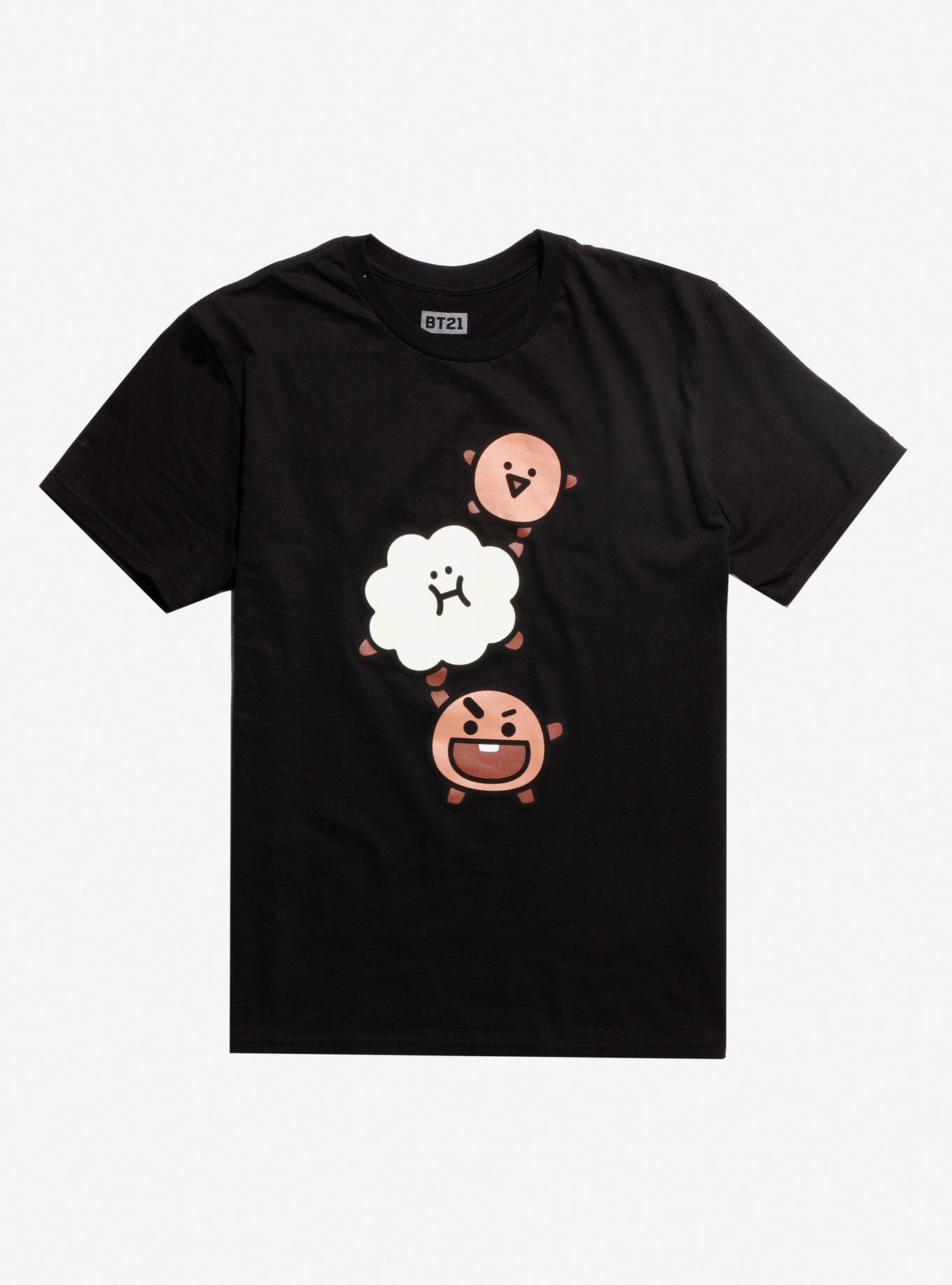 BT21 Balancing Shooky T-Shirt, MULTI, hi-res