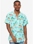Pokemon Island Life Woven Button-Up - BoxLunch Exclusive, BLUE, hi-res