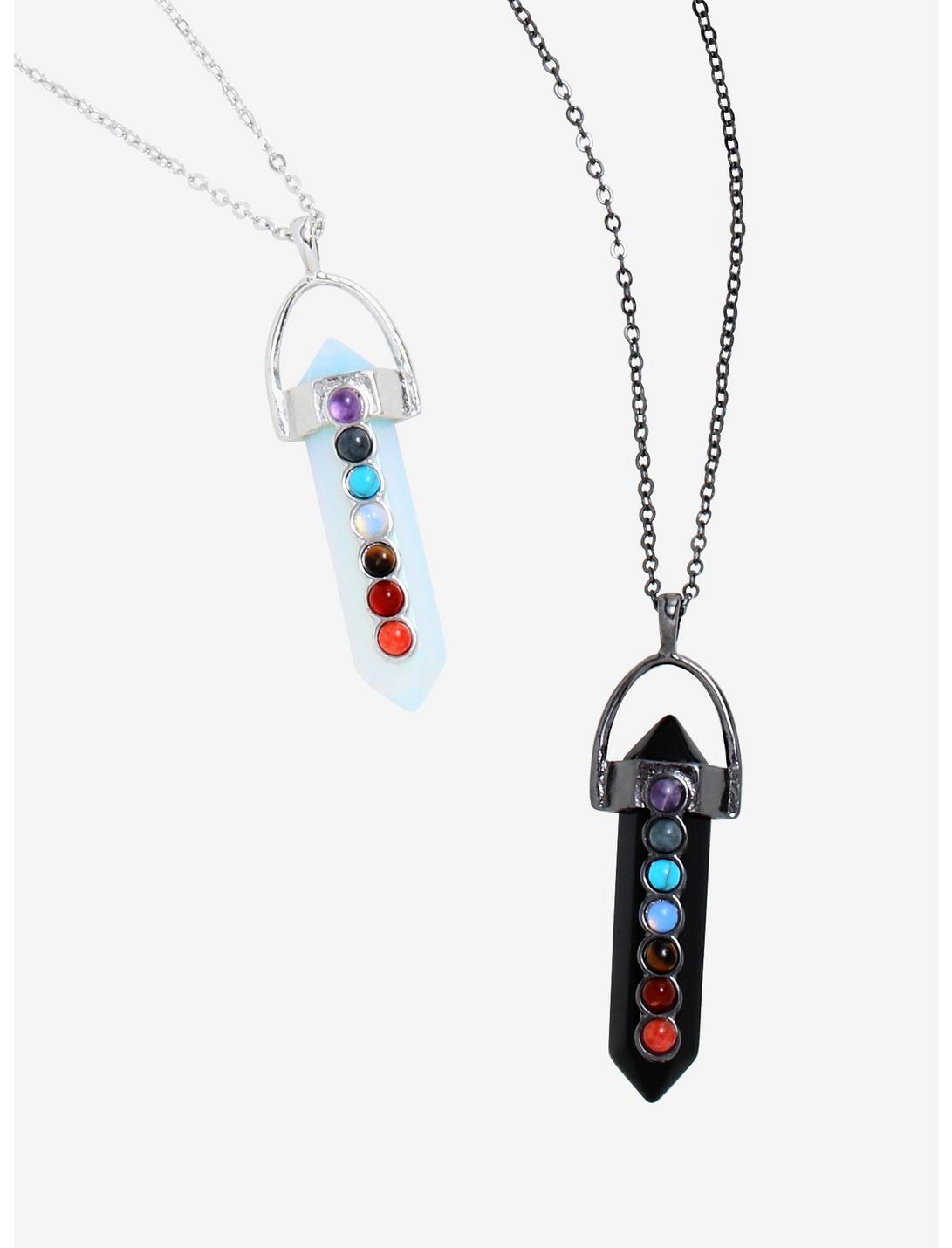 Chakra Stone Necklace Set - BoxLunch Exclusive, , hi-res