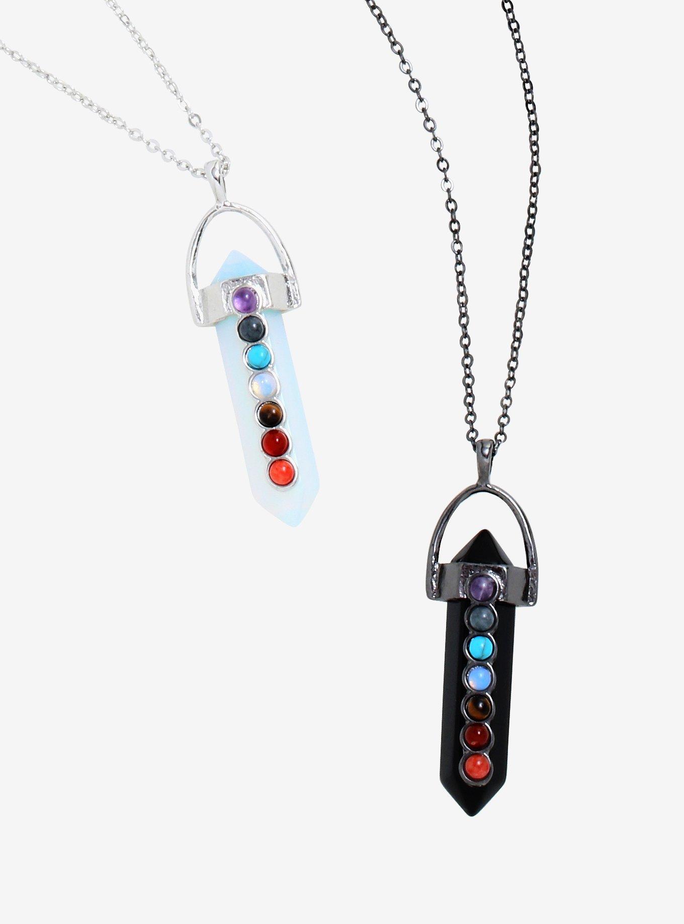 Chakra Stone Necklace Set - BoxLunch Exclusive, , hi-res