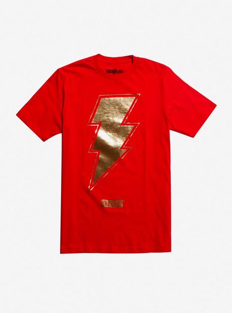 DC Comics Shazam! Gold Logo T-Shirt | Hot Topic