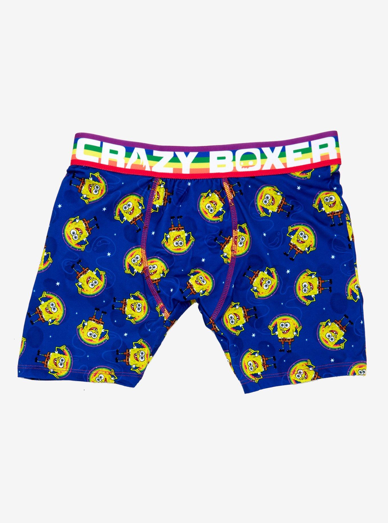 SpongeBob SquarePants Imagination Rainbow Boxer Briefs, MULTI, hi-res