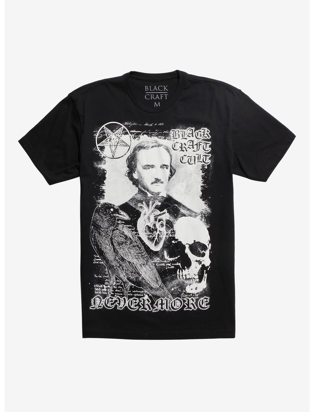 BlackCraft Nevermore Poe T-Shirt Hot Topic Exclusive, BLACK, hi-res