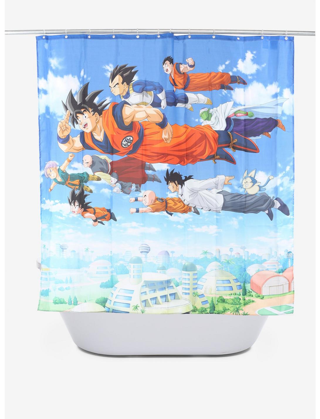 Dragon Ball Z Shower Curtain - BoxLunch Exclusive, , hi-res