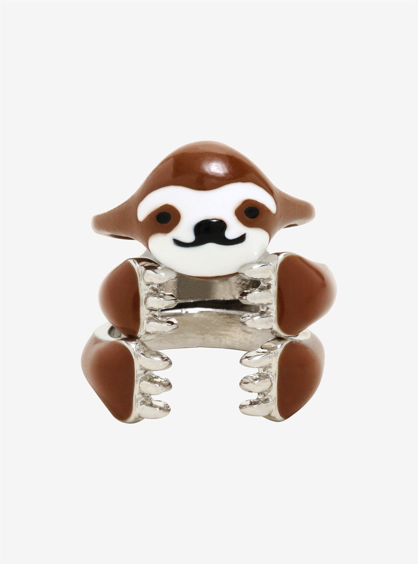 Hugging Sloth Ring Set, , hi-res