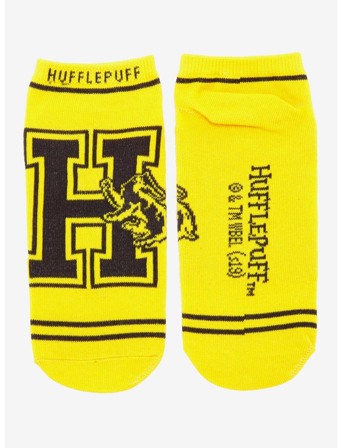 Harry Potter Hufflepuff Varsity No-Show Socks, , hi-res