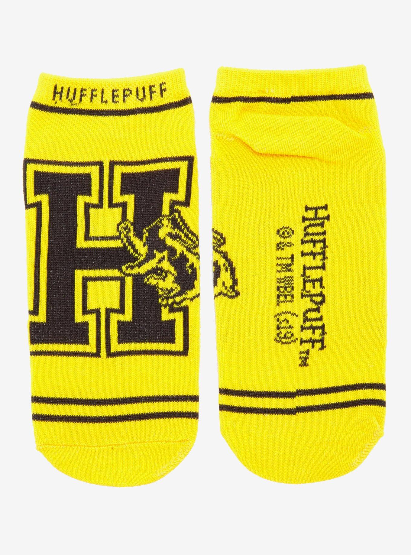 Harry Potter Hufflepuff Varsity No-Show Socks, , hi-res