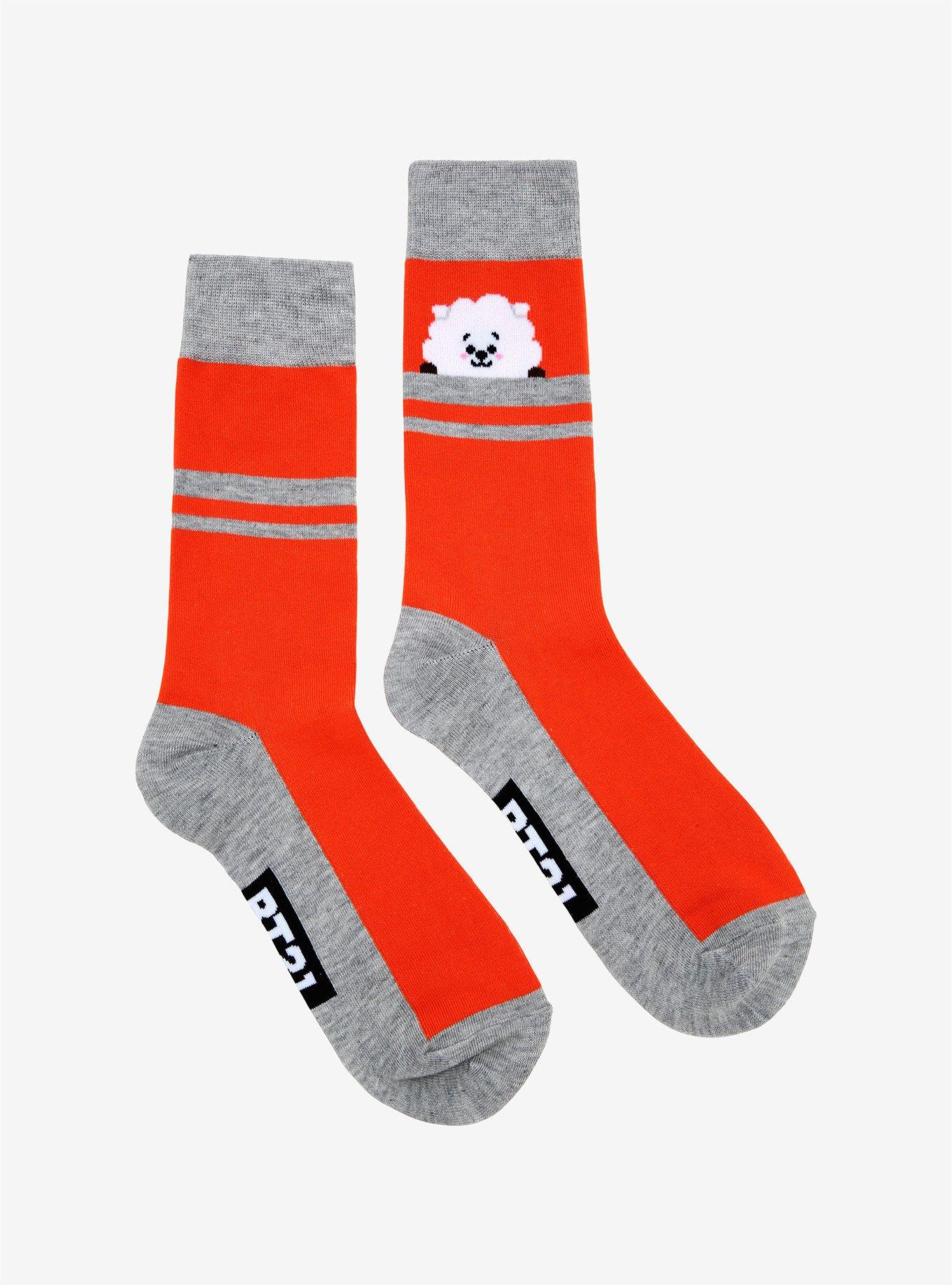 BT21 RJ Crew Socks, , hi-res