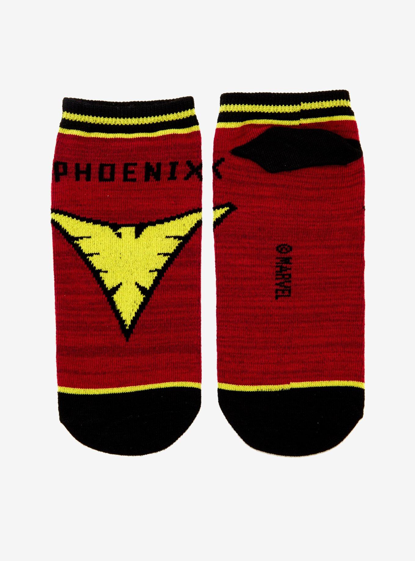 Marvel X-Men Dark Phoenix No-Show Socks, , hi-res