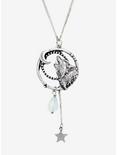 Wolf Howling At Moon Necklace, , hi-res