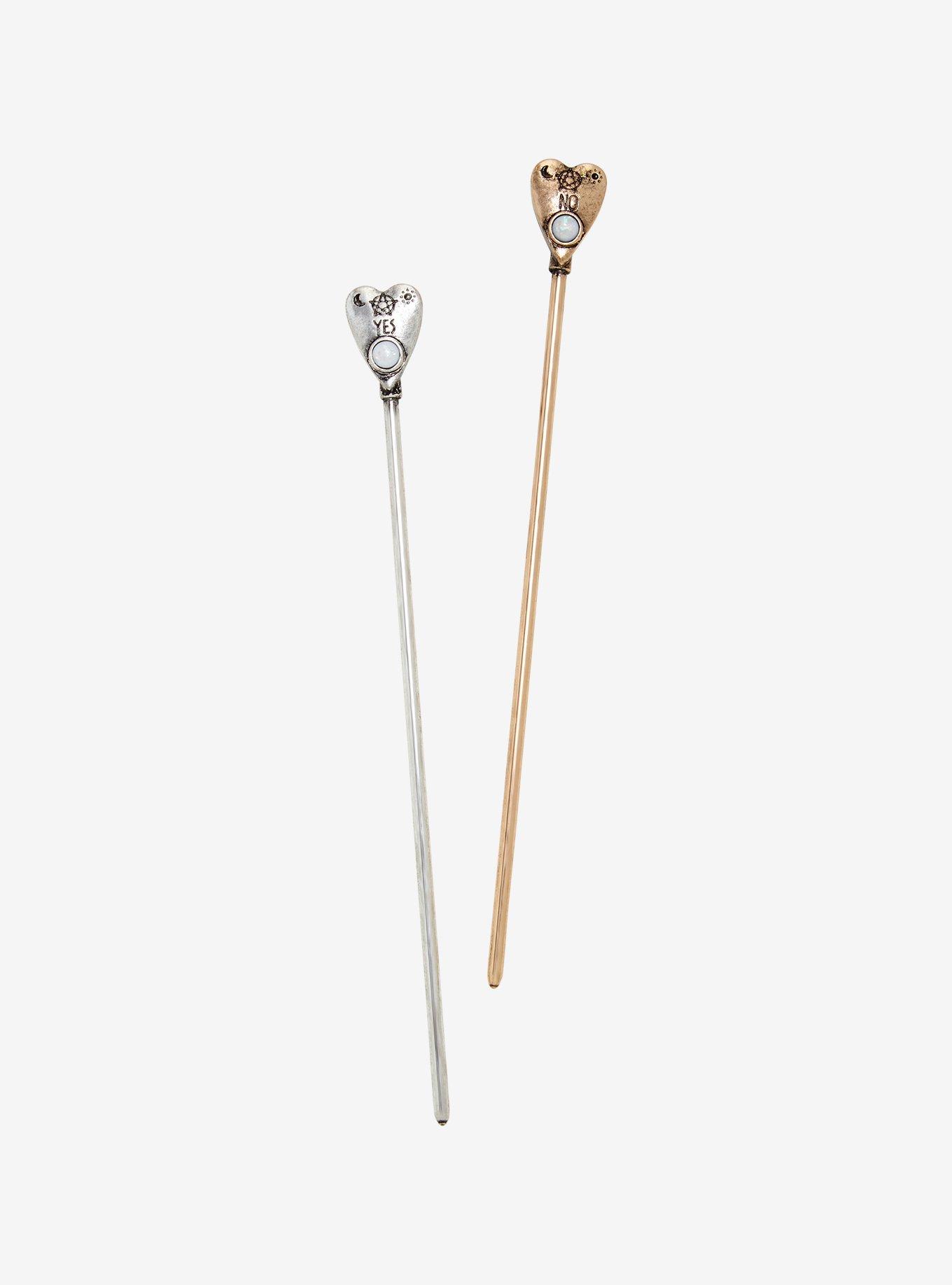 Spirit Board Planchette Hair Sticks, , hi-res