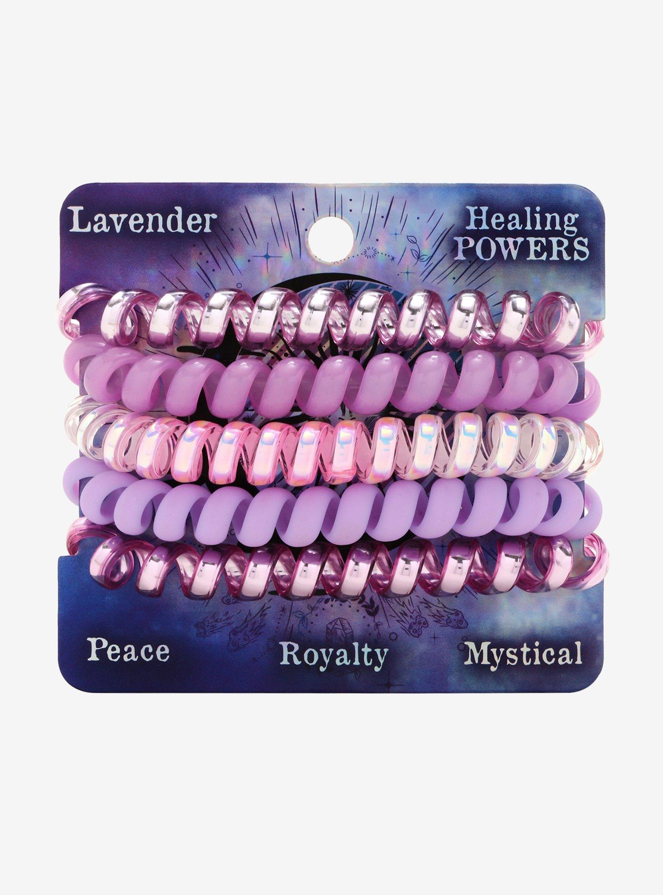 Lavender Hair Coil Set, , hi-res