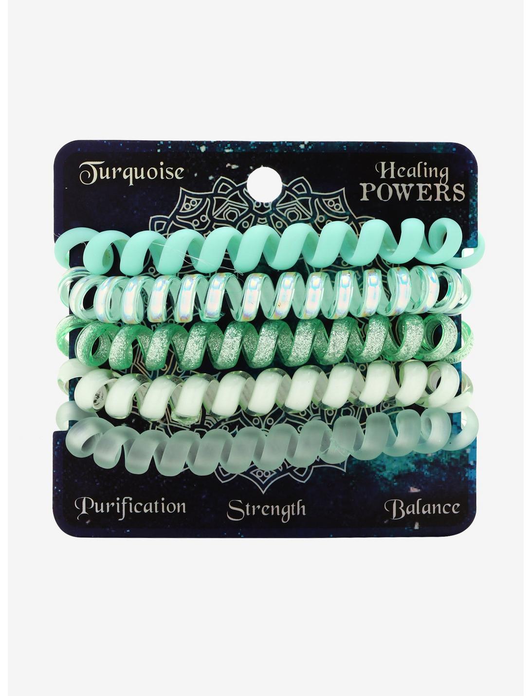Turquoise Hair Coil Set, , hi-res
