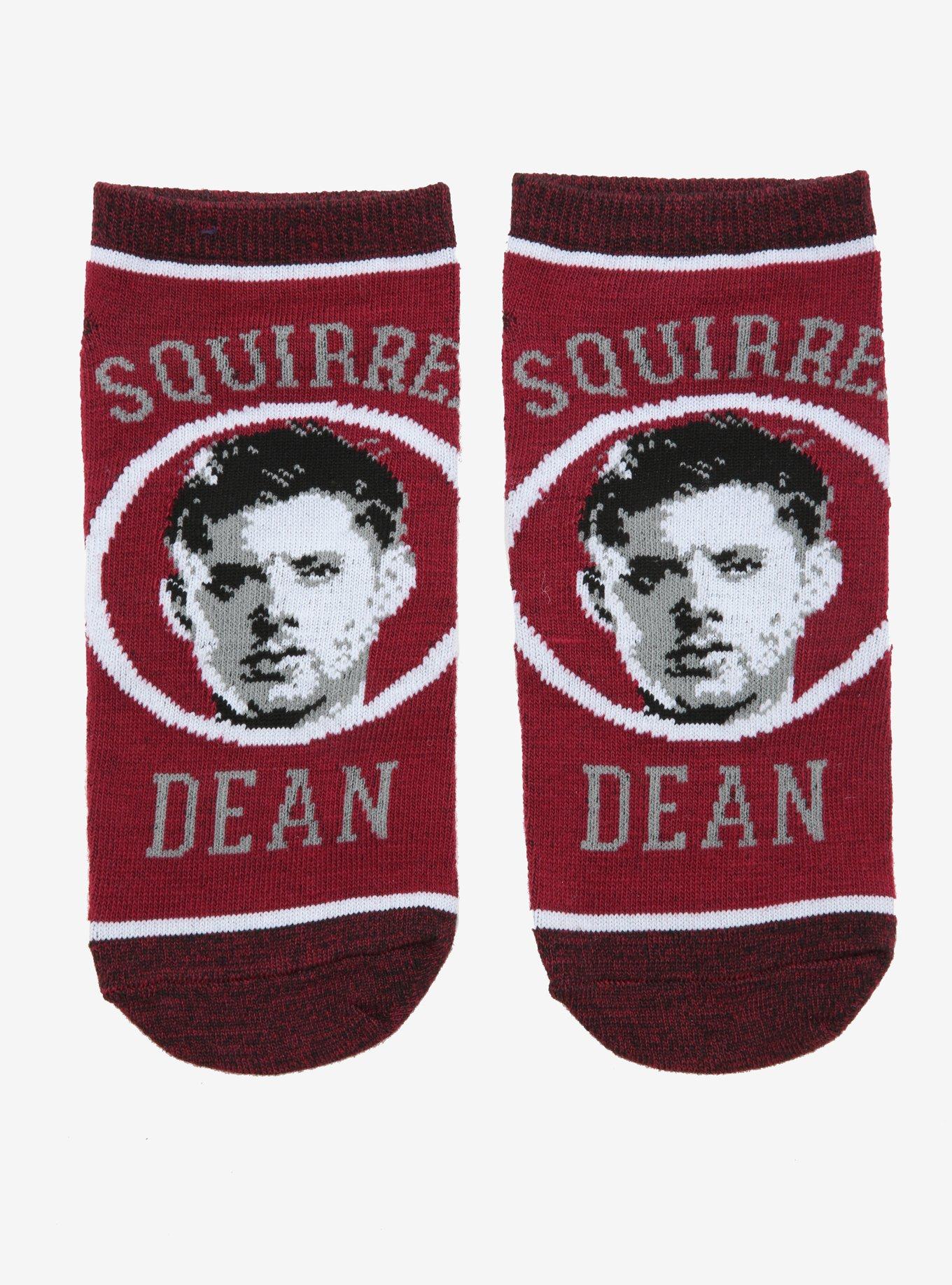 Supernatural Squirrel Dean No-Show Socks, , hi-res