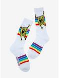 SpongeBob SquarePants Rainbow Crew Socks, , hi-res