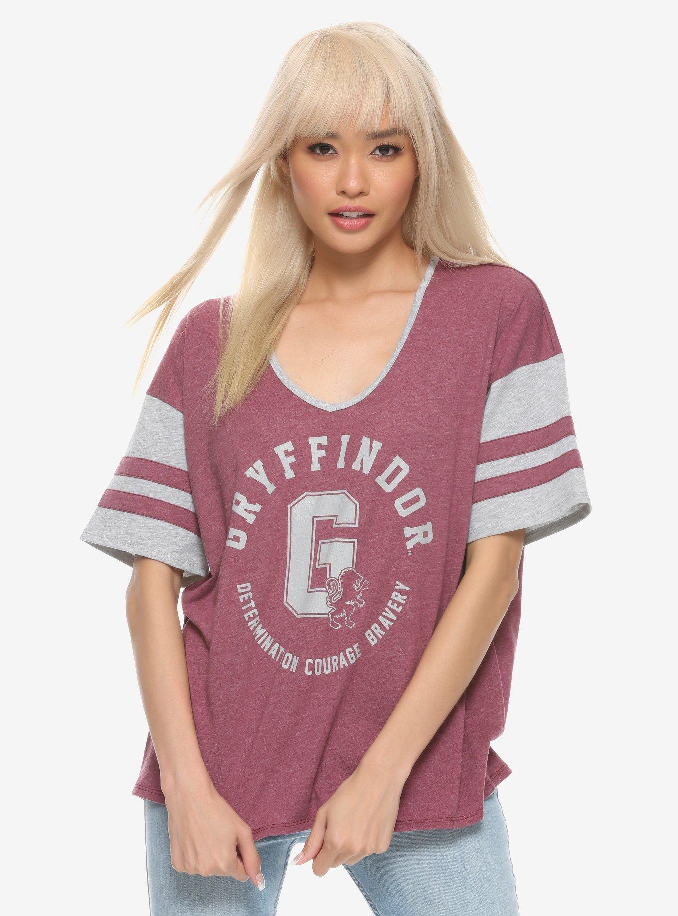 Harry Potter Gryffindor Girls Athletic T-Shirt, GREY, hi-res