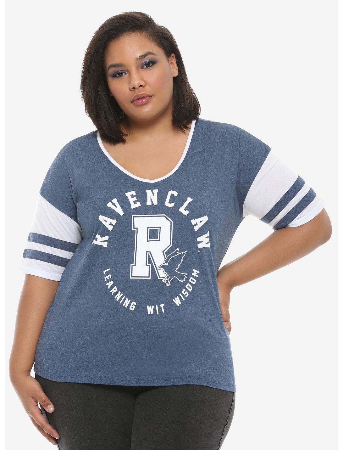Harry Potter Ravenclaw Girls Athletic T-Shirt Plus Size, WHITE, hi-res