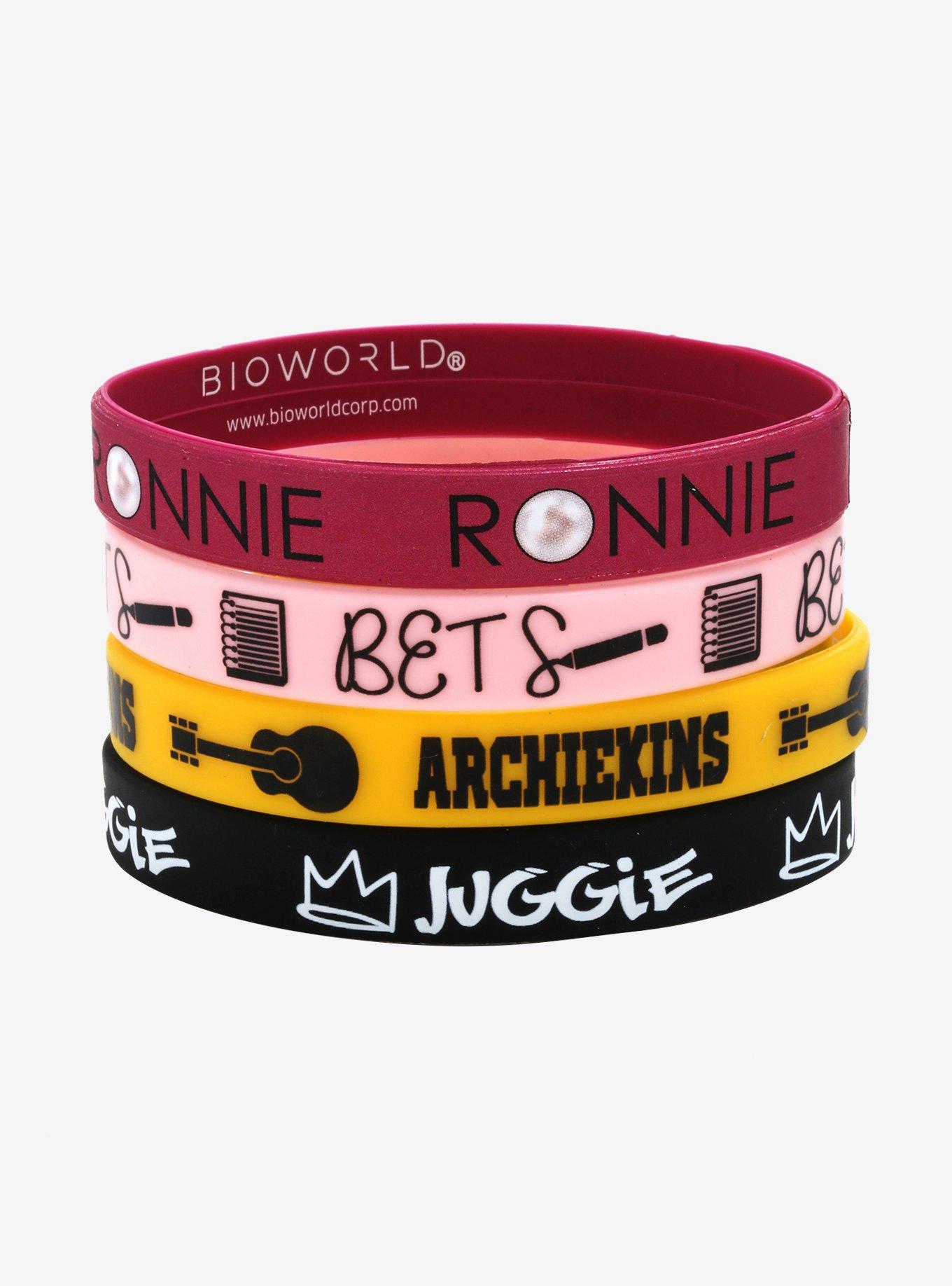 Riverdale Nicknames Rubber Bracelet Set, , hi-res