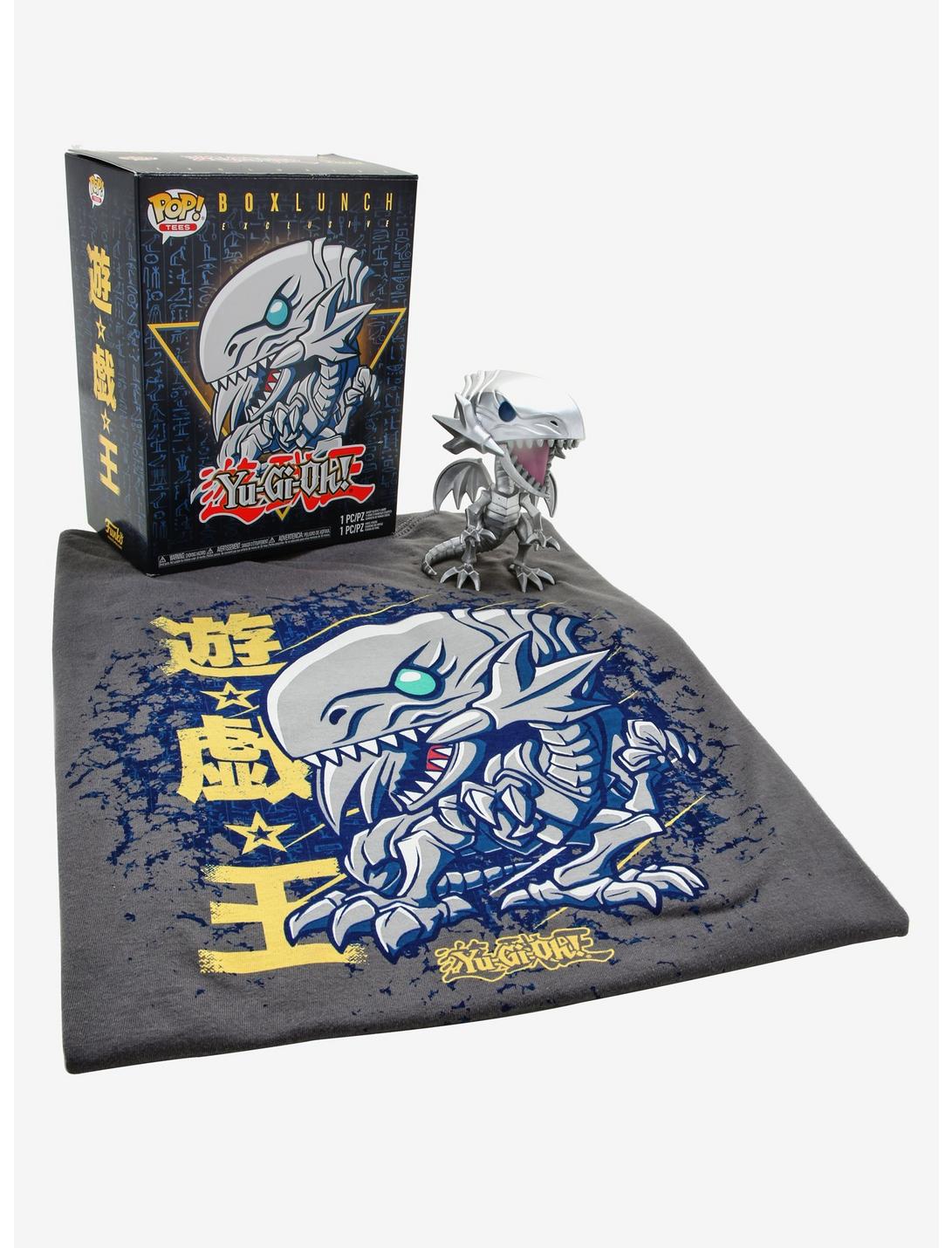 Funko Pop! Tees Yu-Gi-Oh! Blue-Eyes White Dragon T-Shirt & Vinyl Figure Box  Set - BoxLunch Exclusive