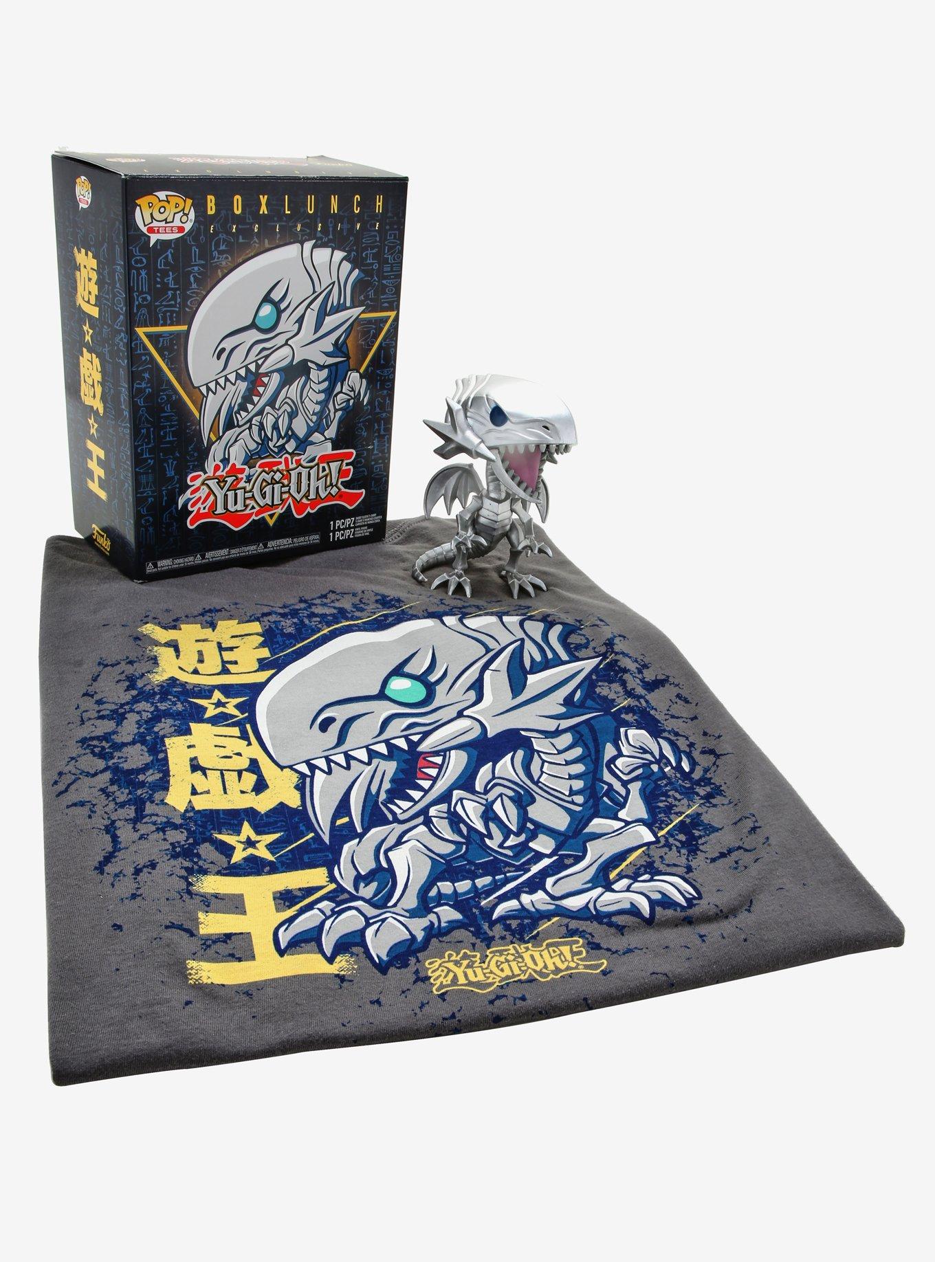 Funko Pop! Tees Yu-Gi-Oh! Blue-Eyes White Dragon T-Shirt & Vinyl Figure Box Set - BoxLunch Exclusive, MULTI, hi-res