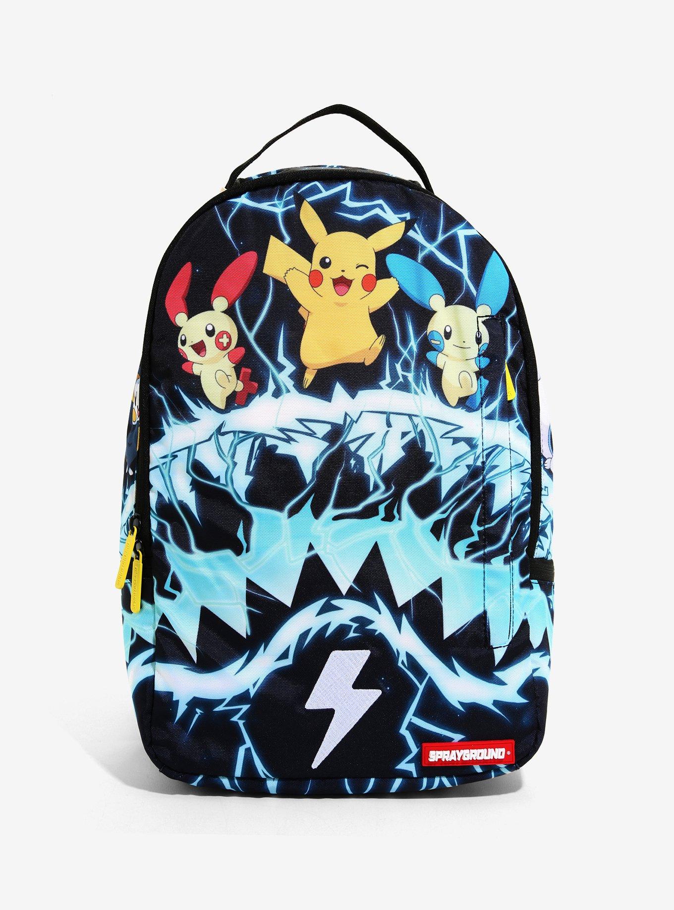 Sprayground Pokemon Pikachu Electric Shark Built-Up Backpack | lupon.gov.ph