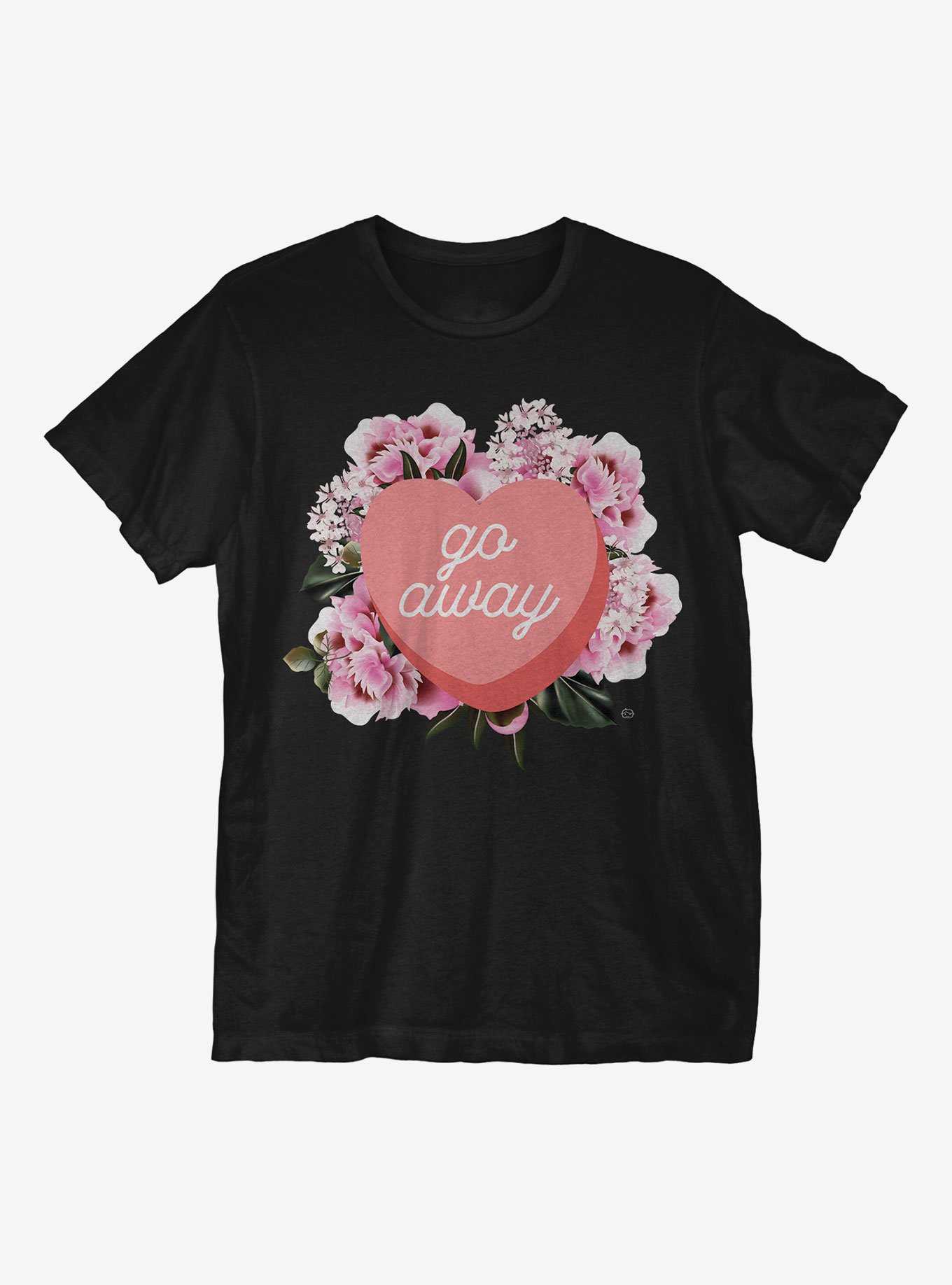 Go Away Candy Heart T-Shirt, , hi-res