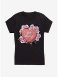 Go Away Candy Heart Girls T-Shirt, BLACK, hi-res