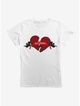 Go Away Heart Girls T-Shirt, WHITE, hi-res
