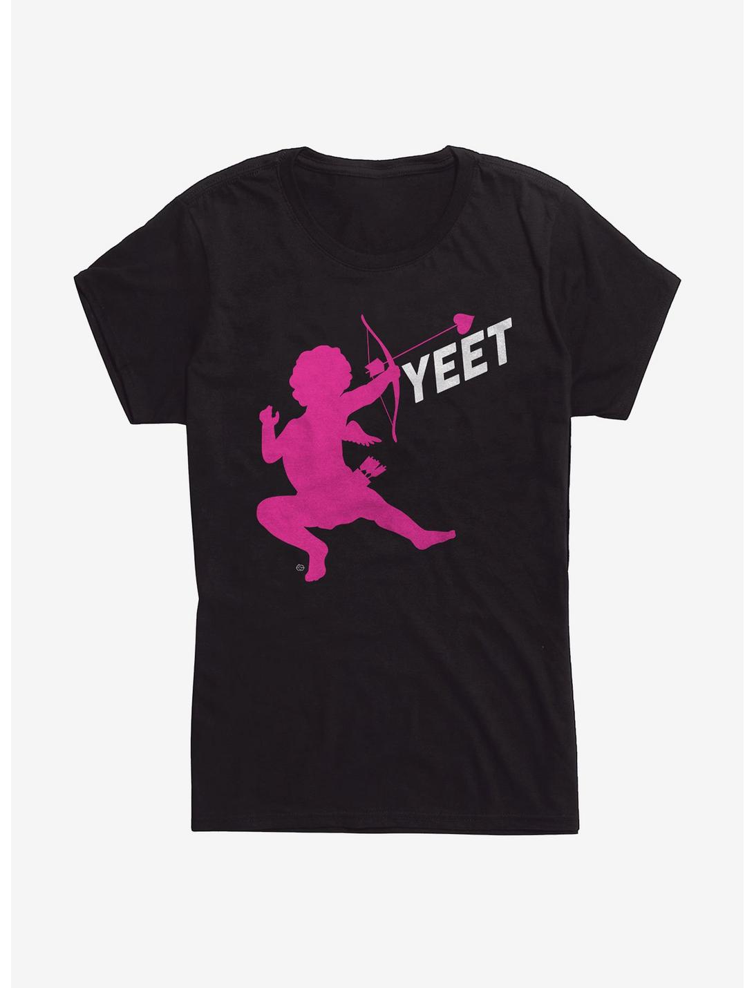 Yeet Cupid Girls T-Shirt, BLACK, hi-res
