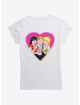 Archie Comics Heart Trio Girls T-Shirt, WHITE, hi-res