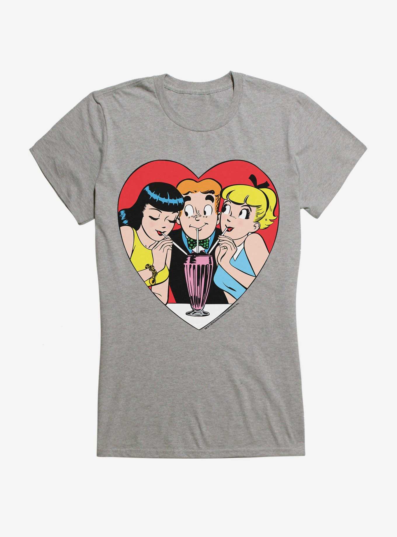 Archie Comics Trio Milkshake Girls T-Shirt, HEATHER, hi-res