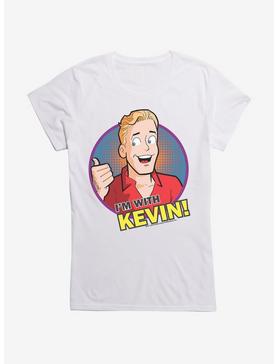 Archie Comics I'm With Kevin Girls T-Shirt, WHITE, hi-res