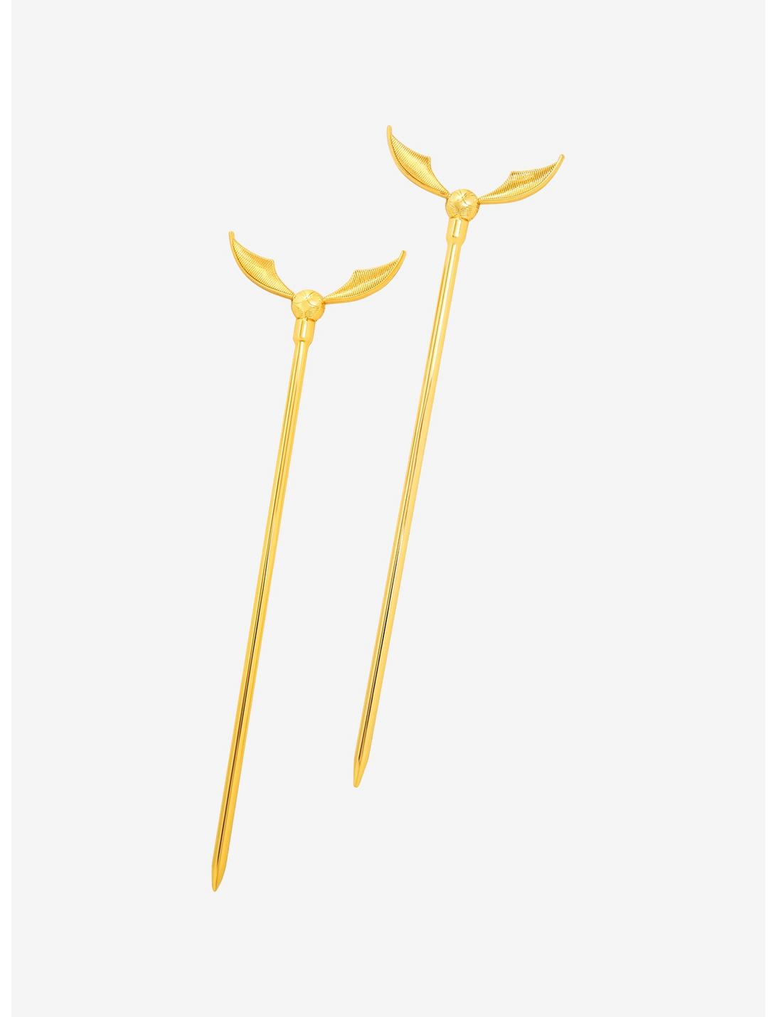 Harry Potter Golden Snitch Hair Sticks - BoxLunch Exclusive, , hi-res