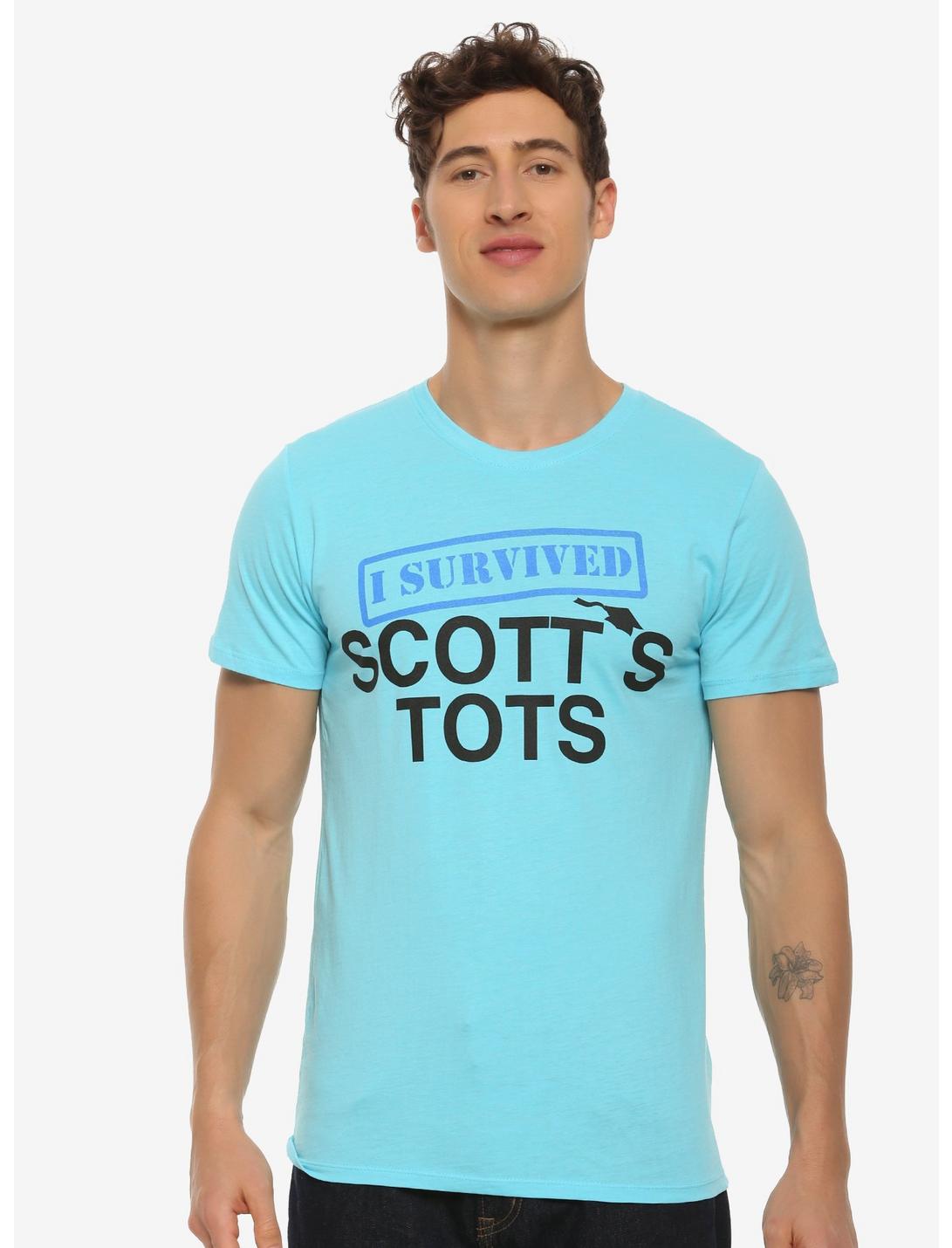 The Office Scott's Tots Survivor T-Shirt - BoxLunch Exclusive, BLUE, hi-res